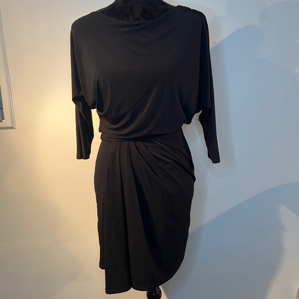 Maxandcleo black dress long sleeve XXS like new